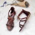 Ivy Kirzhner Flat Sandals snake 002